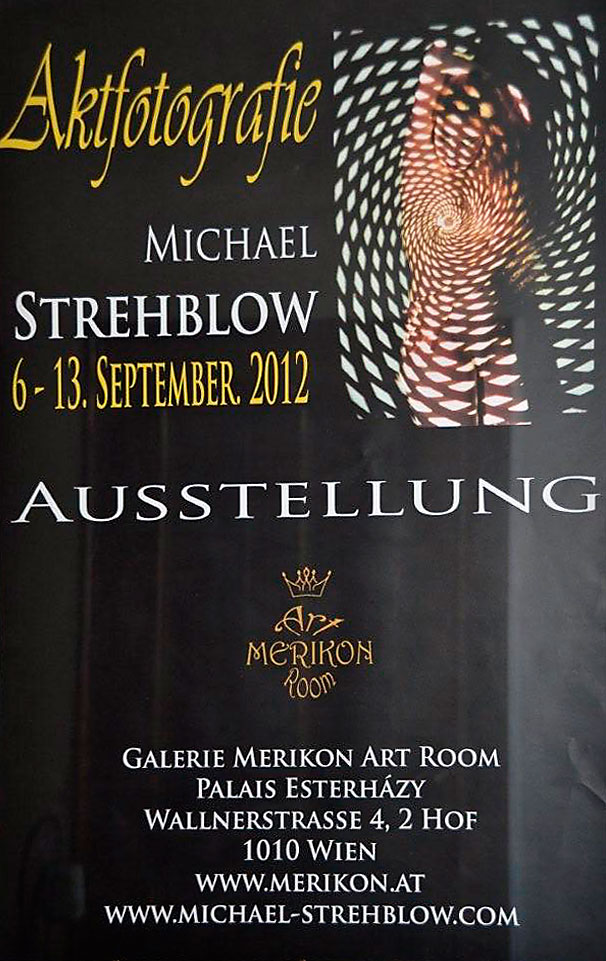 MICHAEL STREHBLOW Plakate zu Ausstellungen: 2012 Art Merikon